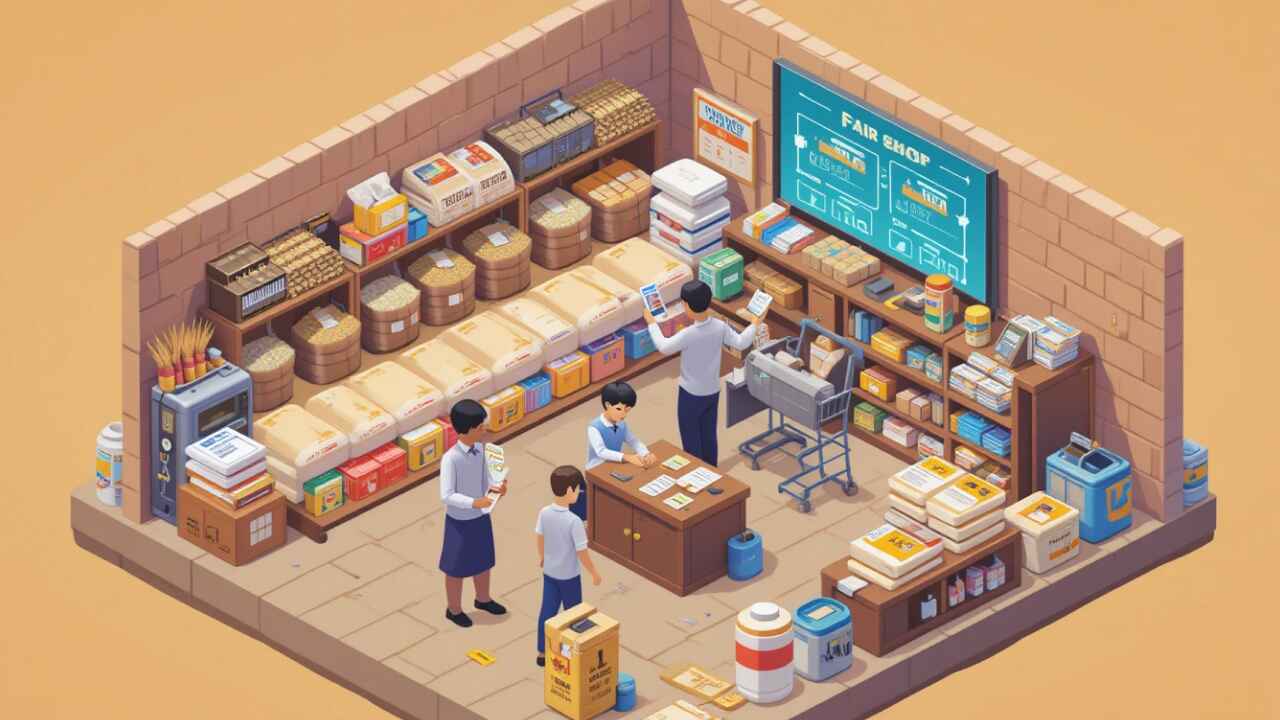 Fair Price Shop Commodity Allocation - Telangana State Civil Supplies